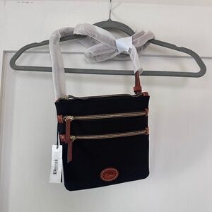 Nylon North South Triple Zip